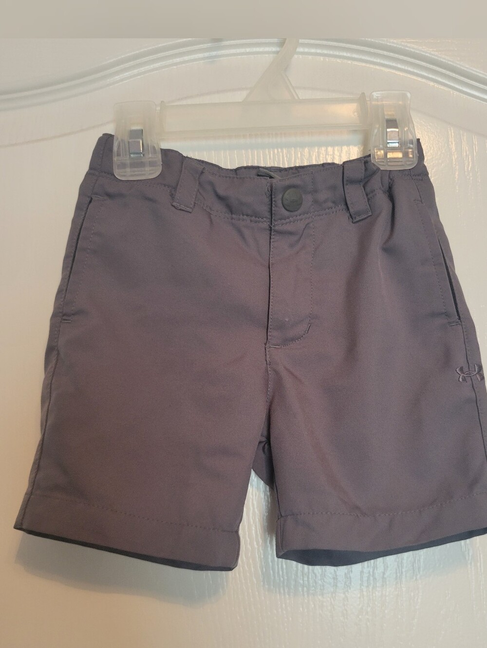 Under Armour Baby Boys Metal Play Gold Shorts Gray Size 18 months